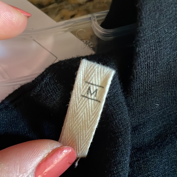 Lanston on Revolve black gown with front slit - Picture 12 of 12